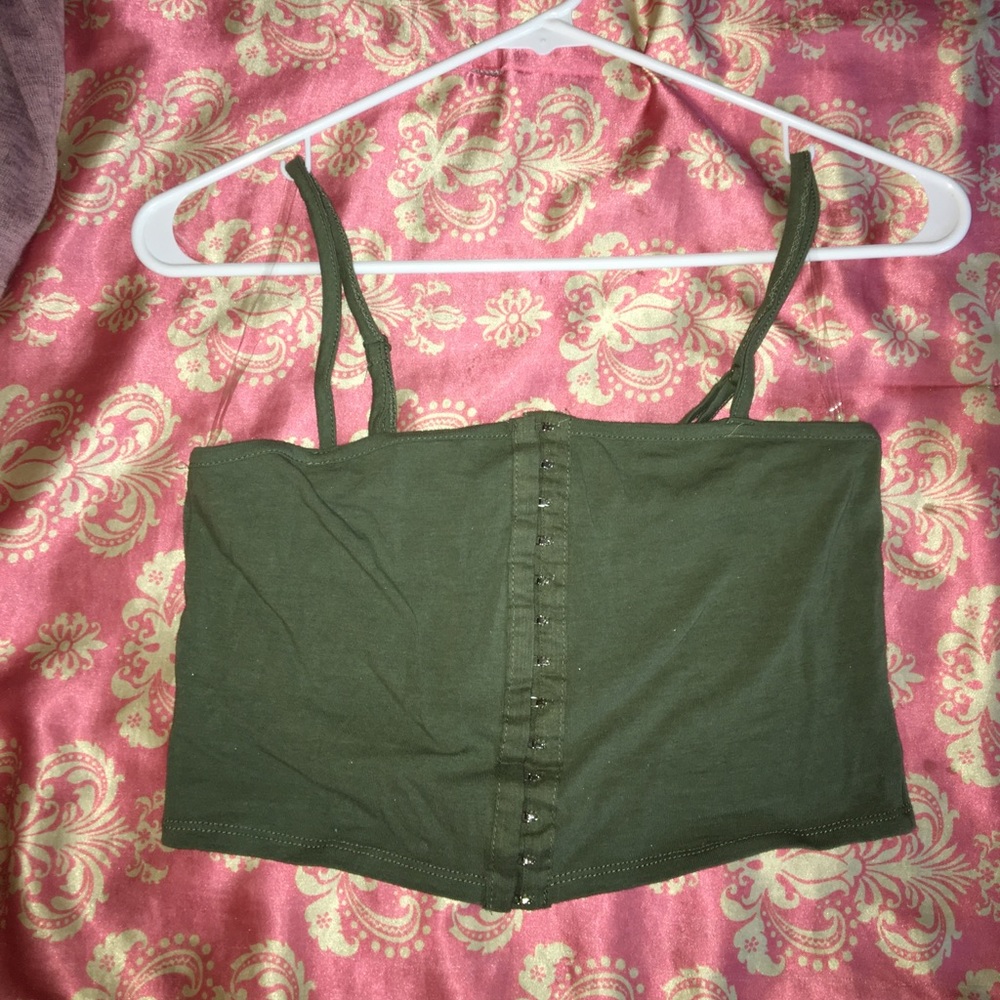 Spaghetti strap crop top